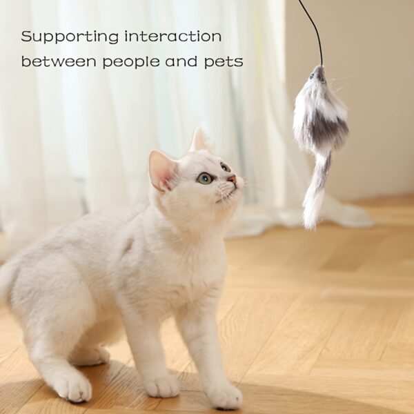 Brinquedo de Bola Interativa para Gatos - Interactive Cat Toy Ball With Tracking Mouse - Image 8