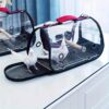 Transportador de Passaros - 1pc Lightweight Bird Carrier, Transparent Parrot Travel Bag - Image 3