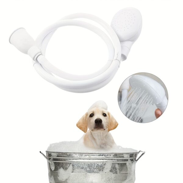 Chuveirinho para Banho - Make Pet Bathing Easier with this Portable Handheld Faucet Shower Head Spray! - Image 7