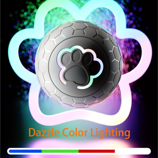 Brinquedo de Bola Interativa para Pets - Interactive Pet Toy Dog Toy Ball, Automatic Smart Dog Bouncing Ball - Image 4