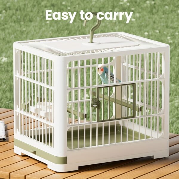 Gaiola Grande para Passaros - Extra-Large Breathable Bird Cage With Handle - Luxury Villa Style For Parrots &amp