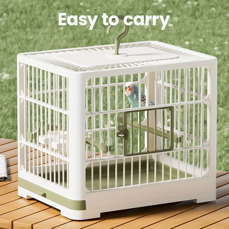 Gaiola Grande para Passaros – Extra-Large Breathable Bird Cage With Handle – Luxury Villa Style For Parrots &amp