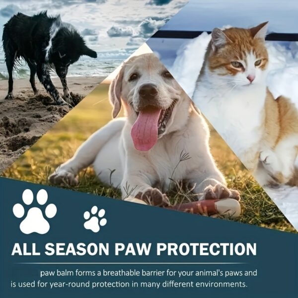 Balsamo para as Patas e Focinho Nariz - Pet Paw Balm - Soothes And Heals Dry, Cracked Paws And Nose, Protects Against Heat And Hot Pavement - Image 9