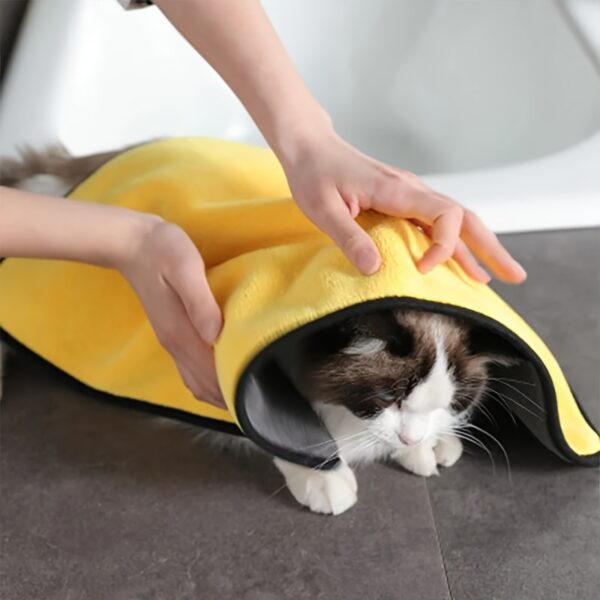 Toalha Absorvente - Ultra-Absorbent Quick-Dry Pet Towel For Dogs - Image 6