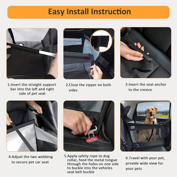 Assento e Cesto para Carros para Pets - Image 6