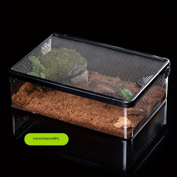 Tanque Ultra Transparente para Criação de Pequenos Pets - Image 4