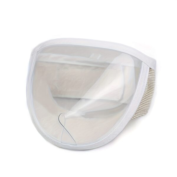 Protetor Facial Transparente para Gatos - 1pc Adjustable Cat Muzzle, Transparent Eye Shield - Image 3