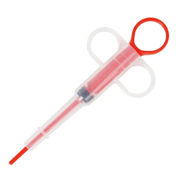 Seringa de Alimentação e Medicamentos - 1pc Random Color Pet Medicine Feeder, Pet Tablet Syringe Feeder - Image 5