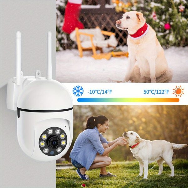 Camera de Vigilancia para Pets - 5GHz/2.4GHz Dual-Band Wi-Fi Indoor Security Camera, 2K Pet Camera - Image 9