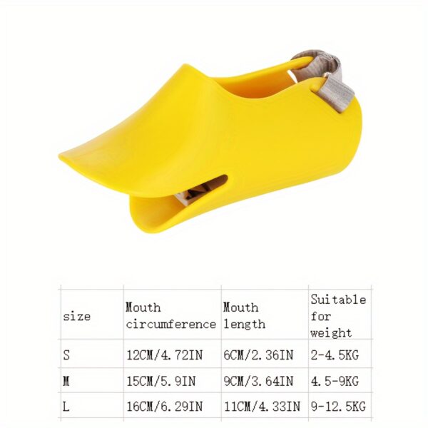 Acessório Anti-latido e Alimentação - Dog Duck Mouth Cover, Anti-biting Anti-eating Anti-barking Dog Mouth Cover Universal - Image 5