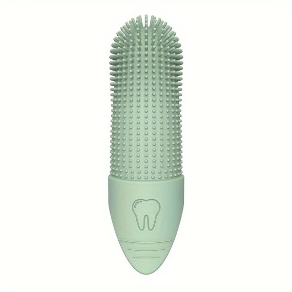 Escova de Dentes 360 graus para Pets - Dog and Cat Toothbrush, 360 Degree Cleaning Finger Toothbrush, Dental Care - Image 5