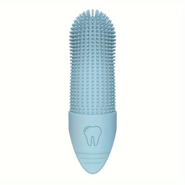 Escova de Dentes 360 graus para Pets - Dog and Cat Toothbrush, 360 Degree Cleaning Finger Toothbrush, Dental Care - Image 3