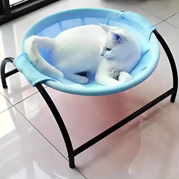 Cama de Rede Suspensa para Gatos - Cat Bed Pet Hammock, Stable And Breathable Easy To Assemble Pet Supplies For Indoors And Outdoors - Image 6